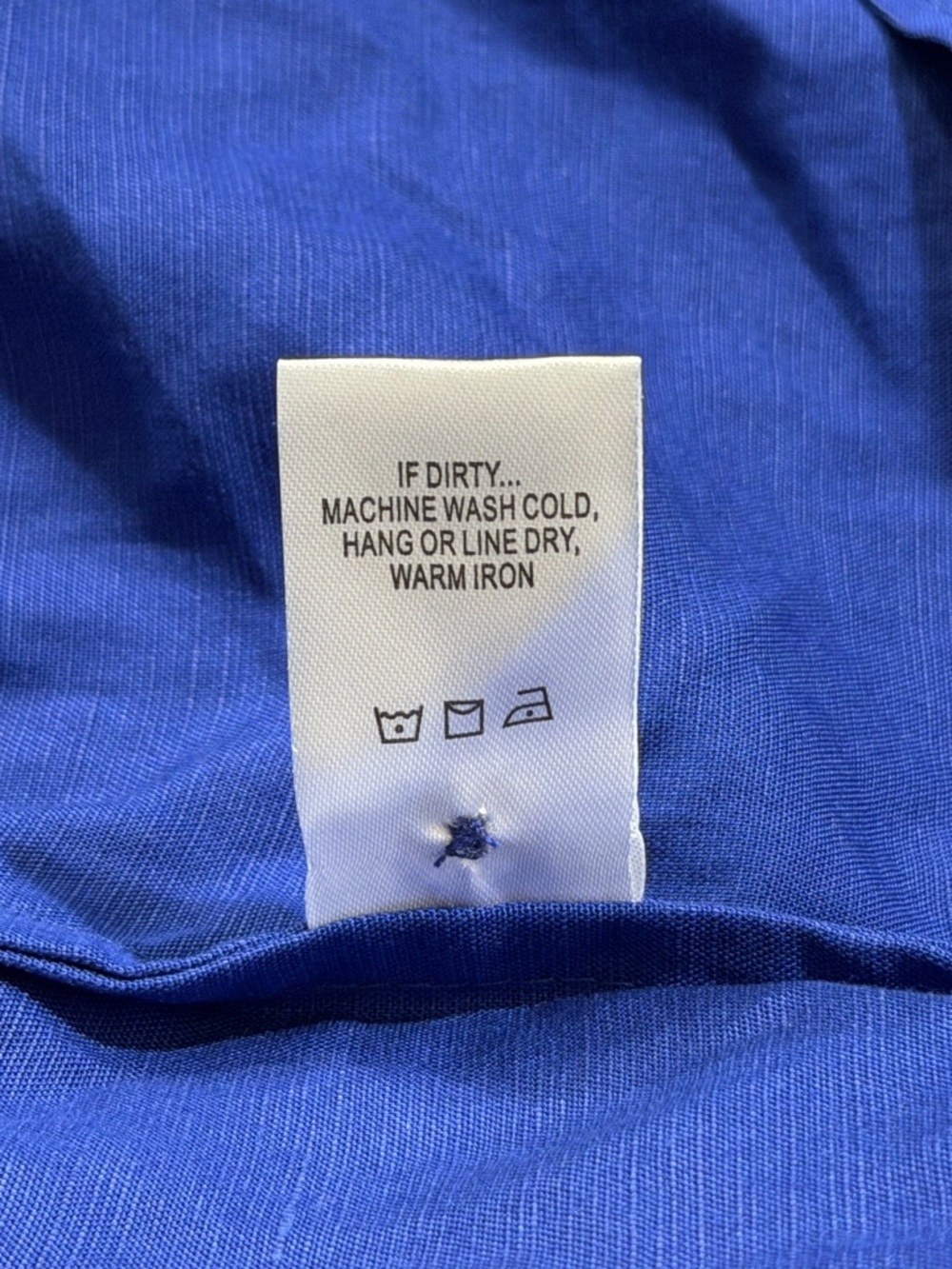 Tradlands Size Small Blue Chalet Tiered Midi Dress Tencel Linen Cottagecore - Picture 5 of 5